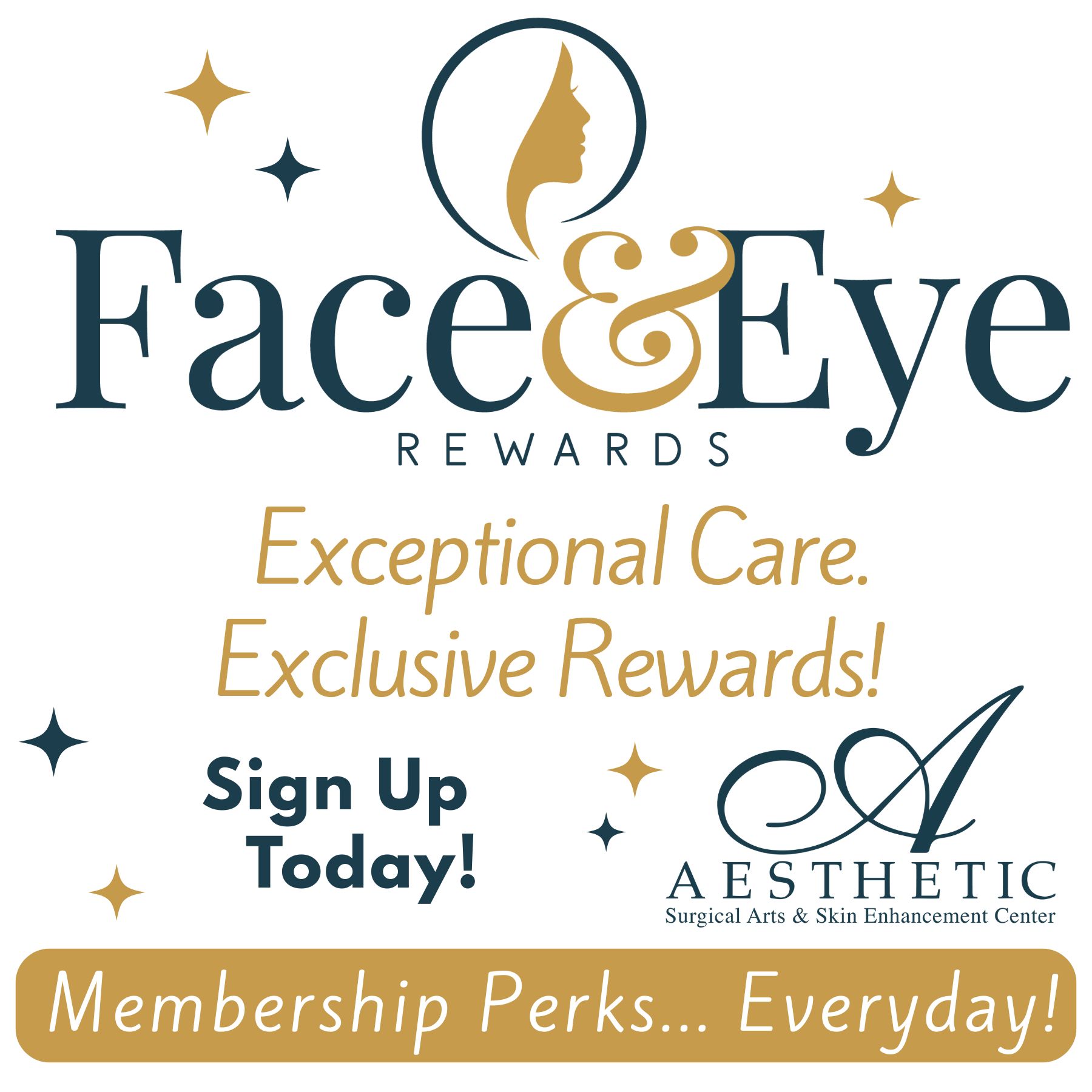 Memberships perks everyday (6 x 6 in)